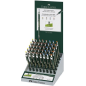 Faber-Castell TK-Fine 9713 Expositor con 40 Portaminas de Diferentes Graduaciones - Mina HB - Goma de Borrar Integrada
