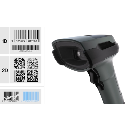 Lecteur de codes-barres 1D et 2D Safescan 330-W - USB-A - Installation facile - Support de fixation inclus