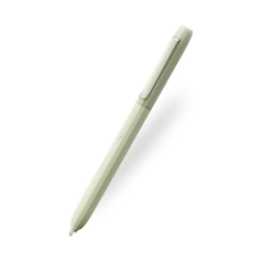 Stylo bille Faber-Castell Avori XB à mécanisme rotatif - 92 % de plastique recyclé - Clip en métal massif - Vert