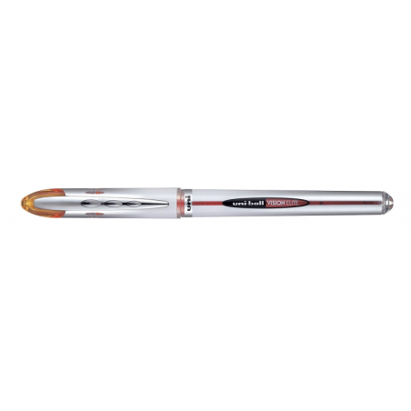 LOT de 12 Uni-ball Vision Elite UB-200 Roller à encre liquide - Pointe sphérique 0,8 mm - Système anti-fuite pour voyage - Coule