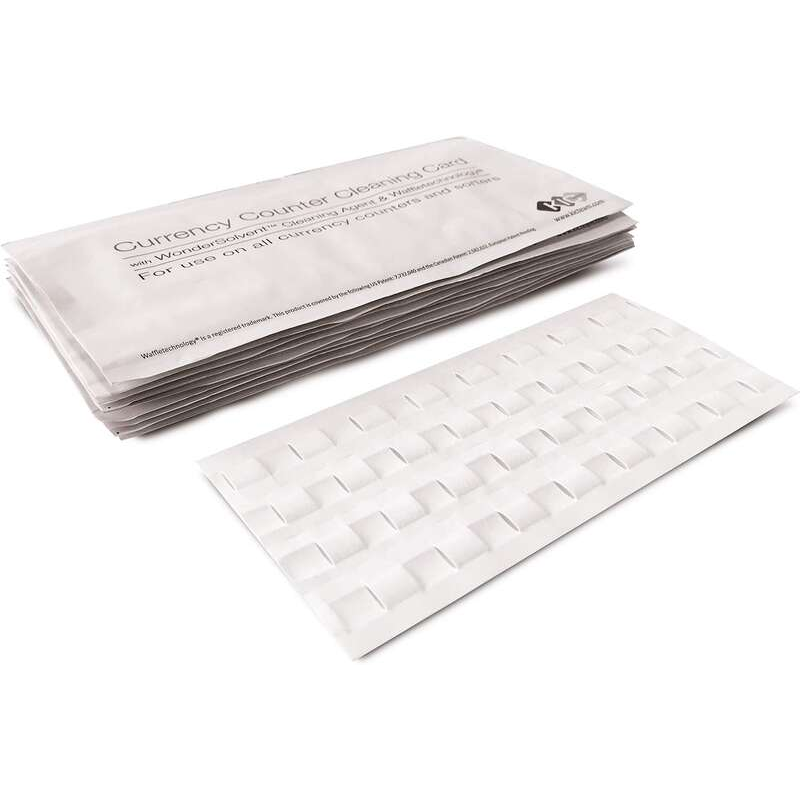 Safescan Pack de 15 cartes de nettoyage - pour compteur de billets - Élimine la saleté et les débris - Gardez votre équipement d