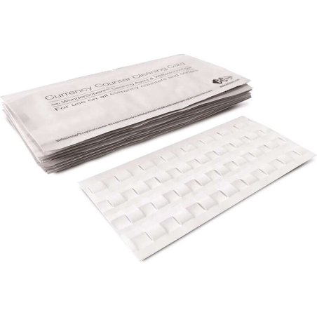 Safescan Pack de 15 cartes de nettoyage - pour compteur de billets - Élimine la saleté et les débris - Gardez votre équipement d