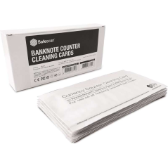 Safescan Pack de 15 cartes de nettoyage - pour compteur de billets - Élimine la saleté et les débris - Gardez votre équipement d