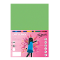 Paquet de 50 feuilles de papier cartonné Fabrisa 180 g/m² - Format A4 - Couleur verte