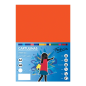 Paquet de 50 feuilles de papier cartonné Fabrisa 180 g/m² - Format A4 - Couleur orange