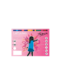 Paquet de 100 feuilles de papier cartonné Fabrisa 180 g/m² - Format A4 - Blanc