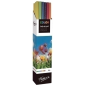 Fabrisa Présentoir de 20 Rouleaux de Papier Cadeau - Papier Kraft Vergé 70gr - Mesures du Rouleau 1x5m - Couleurs Assorties