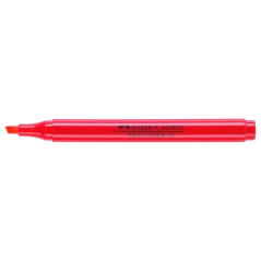 LOT de 10 Marqueur fluorescent Faber-Castell Textliner 38 - Corps fin - Pointe biseautée - Lignes épaisses et fines - Encre à ba