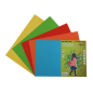 Paquet de 50 feuilles de papier cartonné Fabrisa 180 g/m² - Format A3 - Couleurs vives assorties