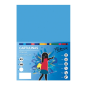 Lot de 25 feuilles de papier cartonné Fabrisa 180 g/m² - Format A3 - Bleu turquoise