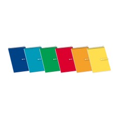 ✅ LOT de 10 Enri Spiral Notepad Couverture Souple 16º 4x4 - Feuilles carrées - Format Compact - Idéal pour No en stock