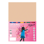 Paquet de 50 feuilles de papier cartonné Fabrisa 180 g/m² - Format A4 - Couleur vanille