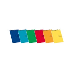 ✅ LOT de 10 Enri Spiral Notepad Couverture Souple 12º 4x4 - Feuilles carrées - Format Compact - Idéal pour No en stock