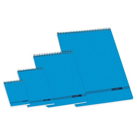 ✅ LOT de 10 Bloc-notes Enri Spiral Office 16º 4x4 - Papier de haute qualité - Format compact - Reliure résist en stock