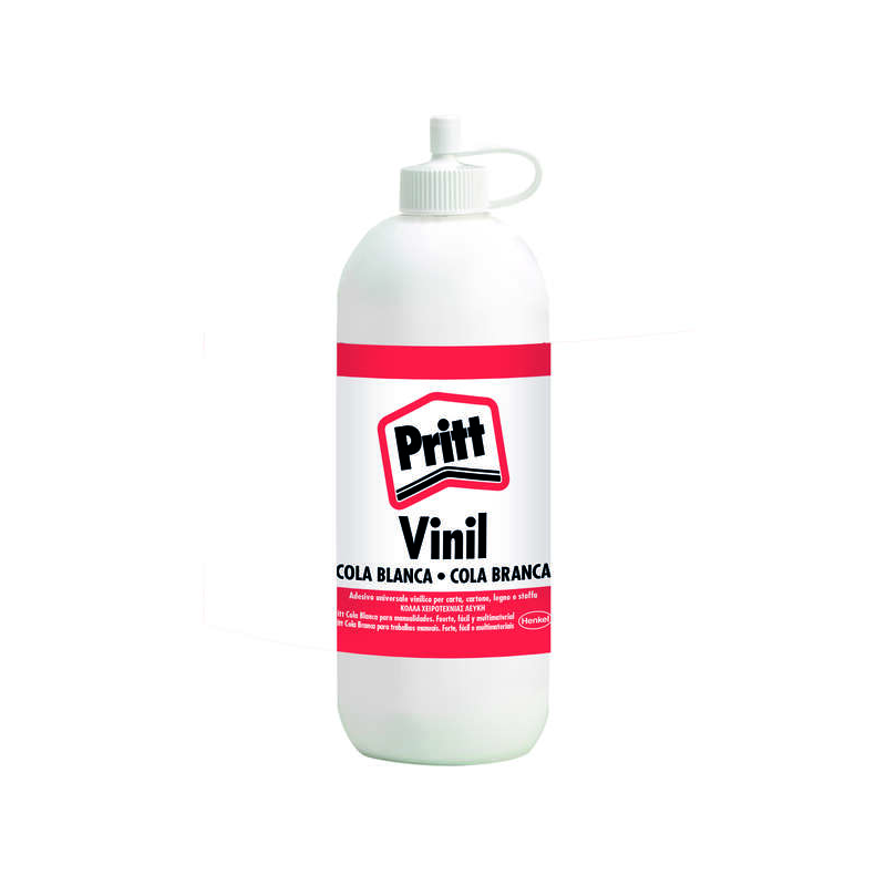 Pritt White Glue 250 ml - Colle liquide transparente - Idéale pour les travaux manuels - Adhésif pour divers matériaux
