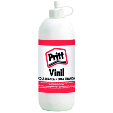 Pritt White Glue 250 ml - Colle liquide transparente - Idéale pour les travaux manuels - Adhésif pour divers matériaux