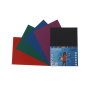 Paquet de 50 feuilles de papier cartonné Fabrisa 180 g/m² - Format A4 - Couleurs foncées assorties
