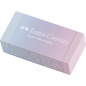 Présentoir Faber-Castell Dust Free Flow avec 24 gommes - Sans PVC - Faible résidu - Couleurs assorties