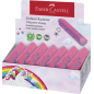 LOT de 15 Gomme sans PVC Faber-Castell Unicorn - Forme triangulaire ergonomique - Sans résidus - Effacement propre et facile