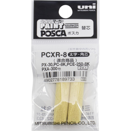 Pièces de rechange en feutre Uni-ball PCXR-8(JP) PC-8K - Pointe 8,0 mm