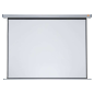 Nobo Electric Projection Screen for Wall 2400 × 1800mm - Support mural - Télécommande - Surface blanche mate - Couleur blanche