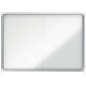 Nobo Vitrine intérieure pour 18 feuilles A4 avec surface magnétique et porte coulissante - 997x1412x54mm - Surface effaçable à s