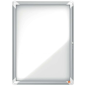 Nobo Vitrine d'Extérieur 4 Feuilles A4 Magnétique Surface Blanche 532x692x45mm Safe Aluminium