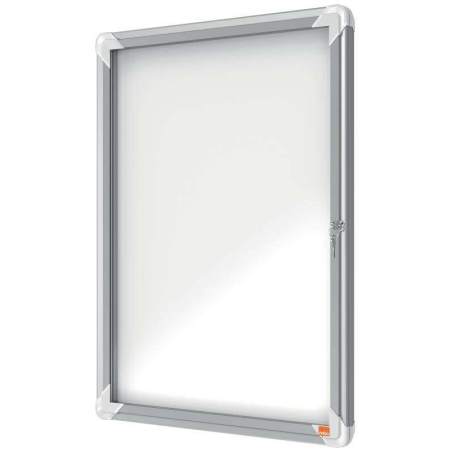 Nobo Vitrine d'Extérieur 4 Feuilles A4 Magnétique Surface Blanche 532x692x45mm Safe Aluminium