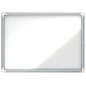 Nobo Outdoor Showcase 8 Feuilles A4 Surface Blanche Magnétique - 692x972x45mm - Serrure de Porte de Sécurité Cadre en Aluminium