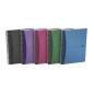 LOT de 5 Cahier à spirales Oxford Office Urban Mix A5 - Couverture plastique - 5x5 - 90 feuilles - Couleurs assorties