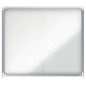 Nobo Premium Plus Vitrine Magnétique Porte Coulissante 15xA4 - 1140x970mm - Surface Magnétique - Blanc