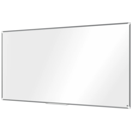Tableau blanc magnétique Nobo Premium Plus en acier émaillé 2 000 x 1 000 mm - Montage en angle - Surface effaçable supérieure -