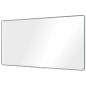 Tableau blanc magnétique Nobo Premium Plus en acier émaillé 2 000 x 1 000 mm - Montage en angle - Surface effaçable supérieure -