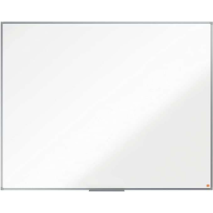 Nobo Essence Melamine Whiteboard 1500x1200mm - Cadre en aluminium anodisé - Plateau pour marqueurs - Couleur blanche