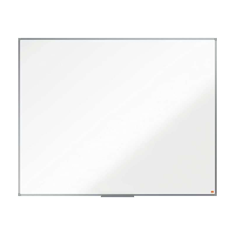 Nobo Essence Melamine Whiteboard 1500x1200mm - Cadre en aluminium anodisé - Plateau pour marqueurs - Couleur blanche