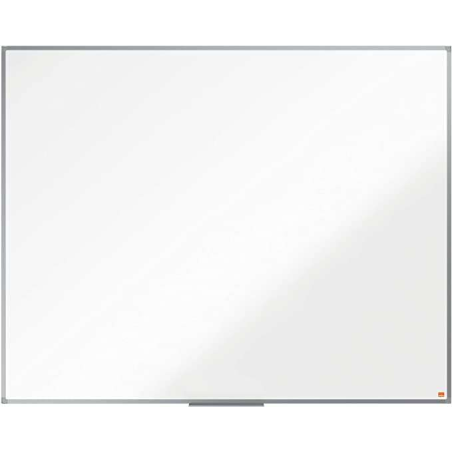 Nobo Essence Melamine Whiteboard 1500x1200mm - Cadre en aluminium anodisé - Plateau pour marqueurs - Couleur blanche