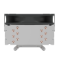 Refroidisseur de processeur Unykach Unycool H60 - Multisocket universel - Ventilateur 120 mm - Noir
