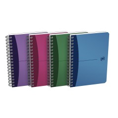 ✅ LOT de 10 Oxford Office Urban Mix A6 Carnet à spirales – Couverture en plastique robuste – 90 feuilles ca en stock