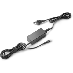 Adaptateur secteur HP 45 W USB-C LC - Chargeur USB-C 45 W avec charge rapide HP - Compatible avec les ordinateurs portables HP d