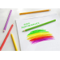 Pack de 10 crayons de couleur triangulaires avec grip Faber-Castell Colour Grip - Avec espace pour le nom - Couleurs assorties