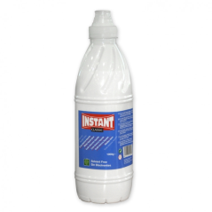 Colle blanche instantanée classique 1 000 g - Convient aux enfants et/ou à un usage domestique - Sans solvant - Blanche