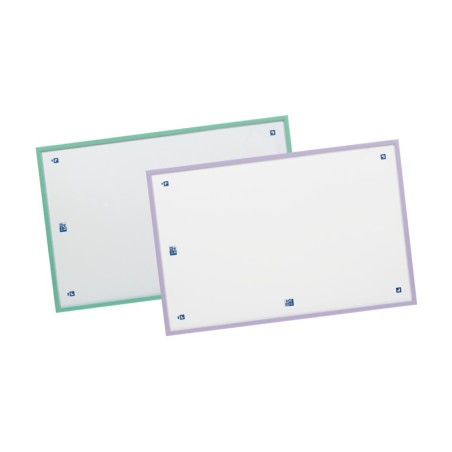 ✅ LOT de 4 Tableau blanc pastel Oxford A3 – Comprend un stylo et une gomme – Idéal pour prendre des notes e en stock