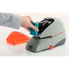 Cartouche d'agrafes rapide R5080 - Agrafe jusqu'à 80 feuilles de papier - Chargement facile - Breveté - Couleur Noir