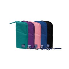 ✅ LOT de 12 Trousse Oxford Teen Cubilet - Design jeune et coloré - Comprend un assortiment de fournitures scola en stock