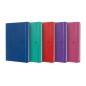 LOT de 5 Oxford Signature Cahier Cousu Couverture Extra Rigide A5 Uni - 80 Feuilles - Couleurs Assorties
