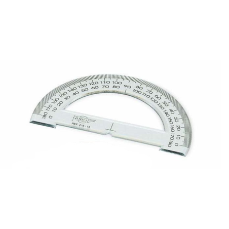 Stylo demi-cercle Faibo 15 cm pour école supérieure - Biseauté et bordé pour l'encre - Transparent