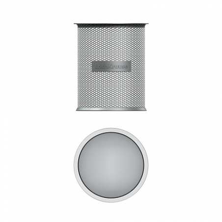 Erichkrause Compass Porte-Crayon Rond Classique - Fabriqué en Acier Inoxydable - Design Moderne et Élégant - Couleur Argent