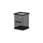 Erichkrause Compass Classic Square Pencil Holder - Organisation confortable sur le bureau - Matériau léger ajouré - Couleur Noir