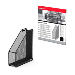 Erichkrause Compass Classic Magazine Rack - Fonctionnel, Pratique et Moderne - Acier Inoxydable - Couleur Noir