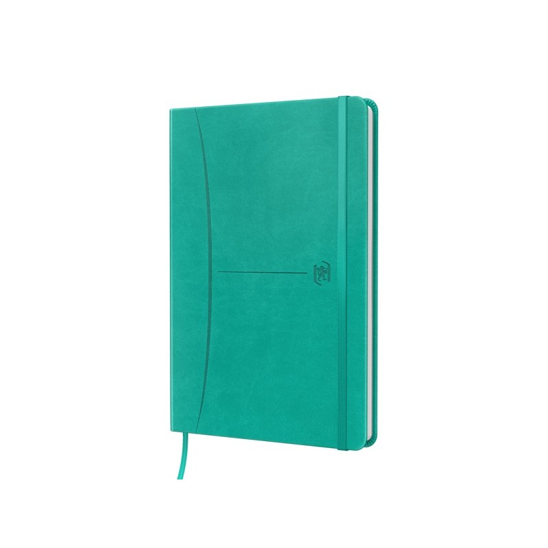 LOT de 5 Oxford Signature Cahier Cousu Couverture Extra Rigide A5 Dots 5x5 104 Feuilles - Carnet de Haute Qualité - Couverture
